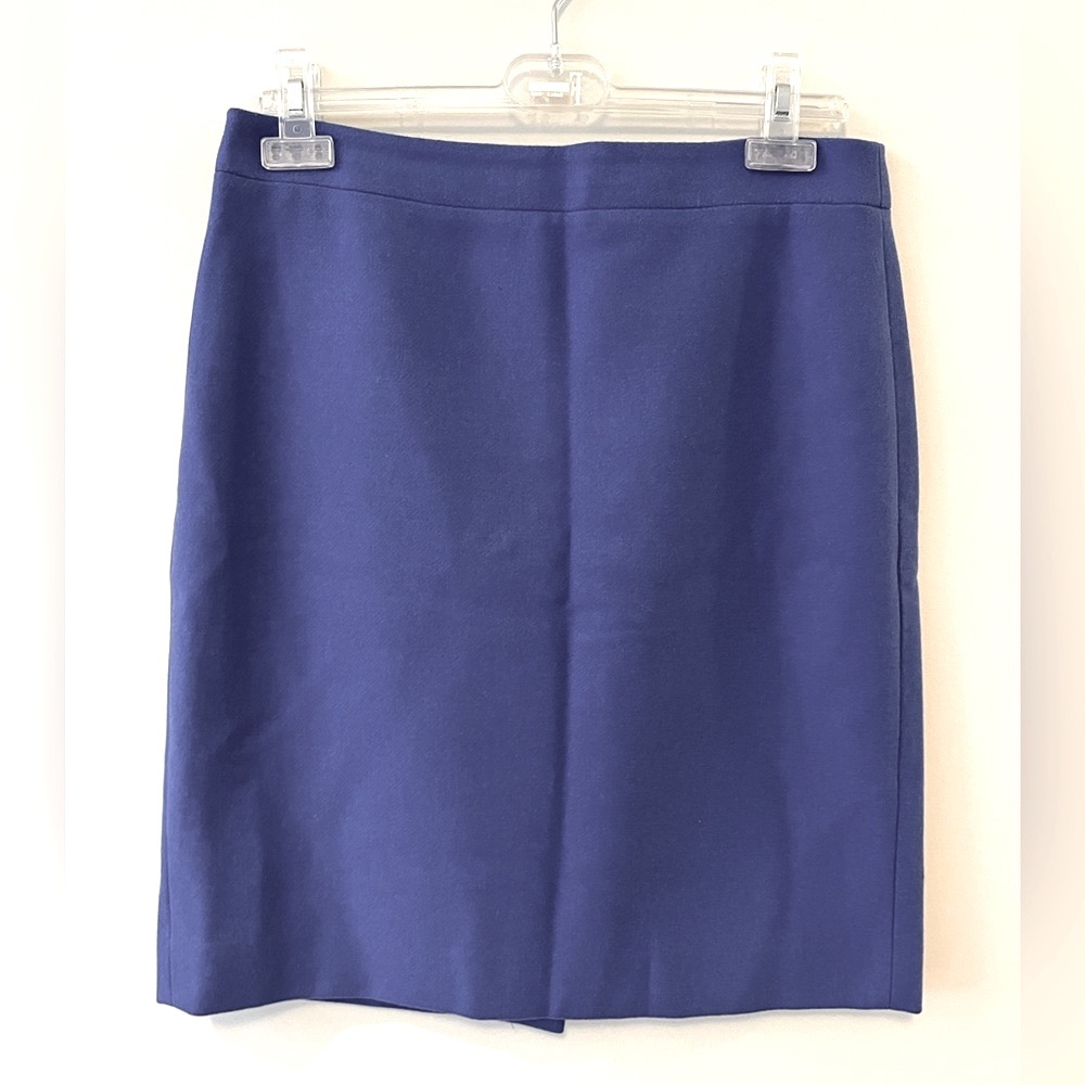 💙J. Crew Cobalt Blue Wool/Viscose Pencil Skirt